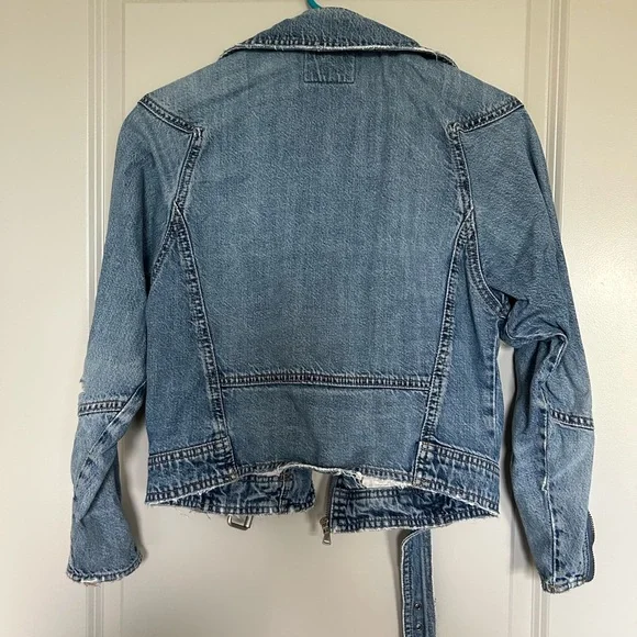 PAIGE women’s strappy denim Jacket size small - Picture 9 of 9